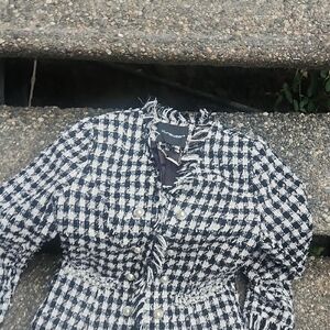 Black and White Women's Jacket
